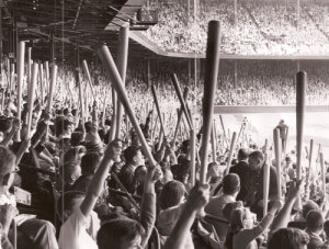 Bat Day at Tiger Stadium June 14, 1965.