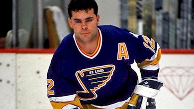 Adam Oates scored 1,221 points after he was traded from the Detroit Red Wings.