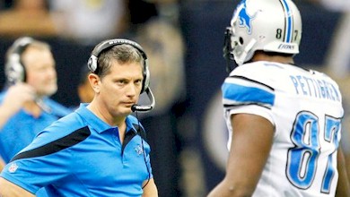 Coach Jim Schwartz and the Lions are battling decades of losing ways for Detroit's football team.