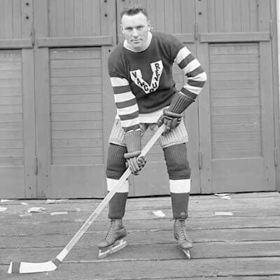 Art Duncan is shown here during his playing career with the Vancouver Millionaires in the early 1920s.