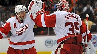 Jimmy Howard will be a key to the Wings' second round matchup with the Chicago Blackhawks.