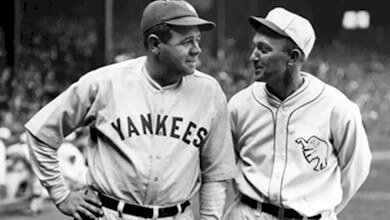 Babe Ruth and Ty Cobb played a large role in the history of the American League.