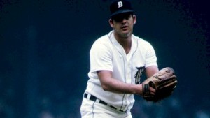 In his final three starts of the '72 season, Mickey Lolich struck out 26 batters in 30 innings and posted a 1.50 ERA. His win over Boston on October 2 put the Tigers in first place to stay.