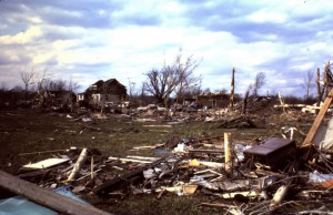 The tornado that hit Detroit on May 8, 1964, left 13 people dead and hundreds injured.