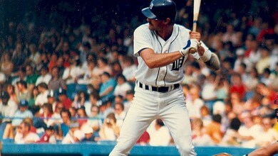 Kirk Gibson found himself at the plate on June 10, 1987 when Tiger Stadium was shook by a rare earthquake.