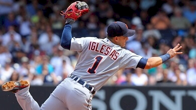 Rookie shortstop Jose Iglesias has upgraded the Tiger infield defense tremendously since coming over in a trade with the Red Sox in August.