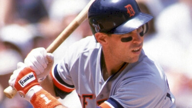 Shortstop Alan Trammell played 20 seasons for the Detroit Tigers.