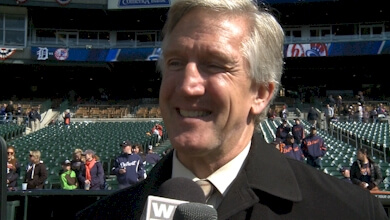 Dan Dickerson is the play-by-play radio broadcaster for the Detroit Tigers.