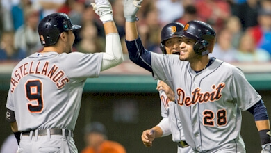 J.D. Martinez has had a hot bat as the Tigers have reclaimed fist place.