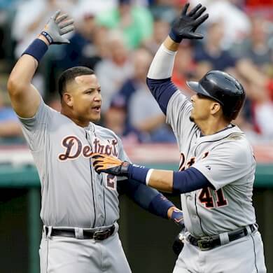 Miguel Cabrera and Victor Martinez have had a lot to celebrate in 2014.
