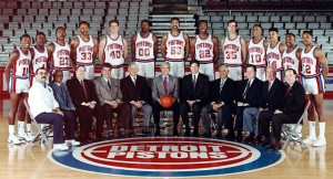 The 1989-90 Detroit Pistons repeated as NBA champions.