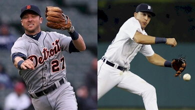 Andrew Romine and Hernan Perez will share duties as utility players in the infield for the Detroit Tigers in 2015.