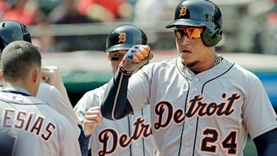 Miguel Cabrera is off to the best start of his Tiger career.