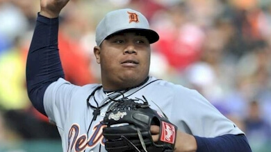 Bruce Rondon last pitched for the Detroit Tigers in 2013.