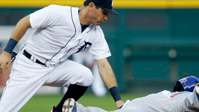 Ian Kinsler is starting to warm up for the Detroit Tigers.