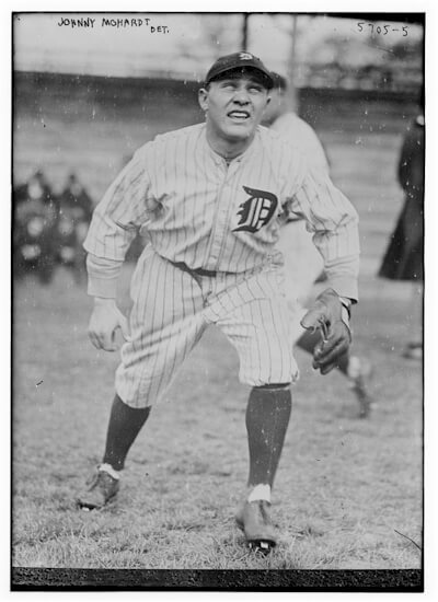 Johnny Mohardt played five games for the 1922 Detroit Tigers and never made an out at the plate.