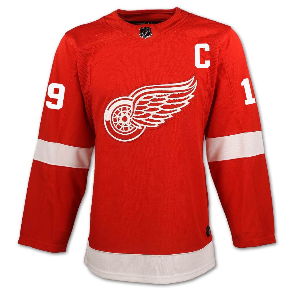 Steve Yzerman #19 C Detroit Red Wings Adidas Road Primegreen Authentic Jersey by Vintage Detroit Collection