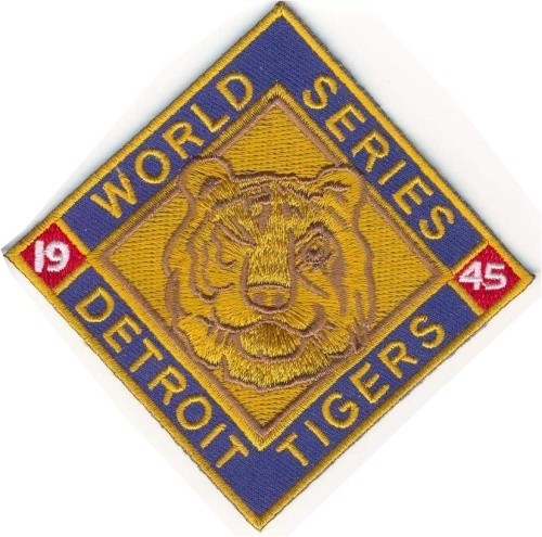 1945 Detroit Tigers World Series Patch - Vintage Detroit Collection