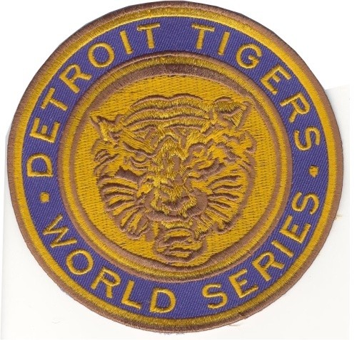 1968 Detroit Tigers World Series Patch - Vintage Detroit Collection