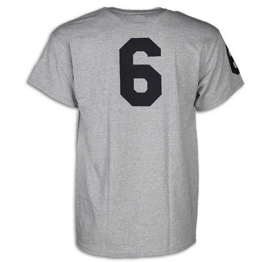 1968 Men's Road Jersey T-shirt with Number 6 - Vintage Detroit Collection