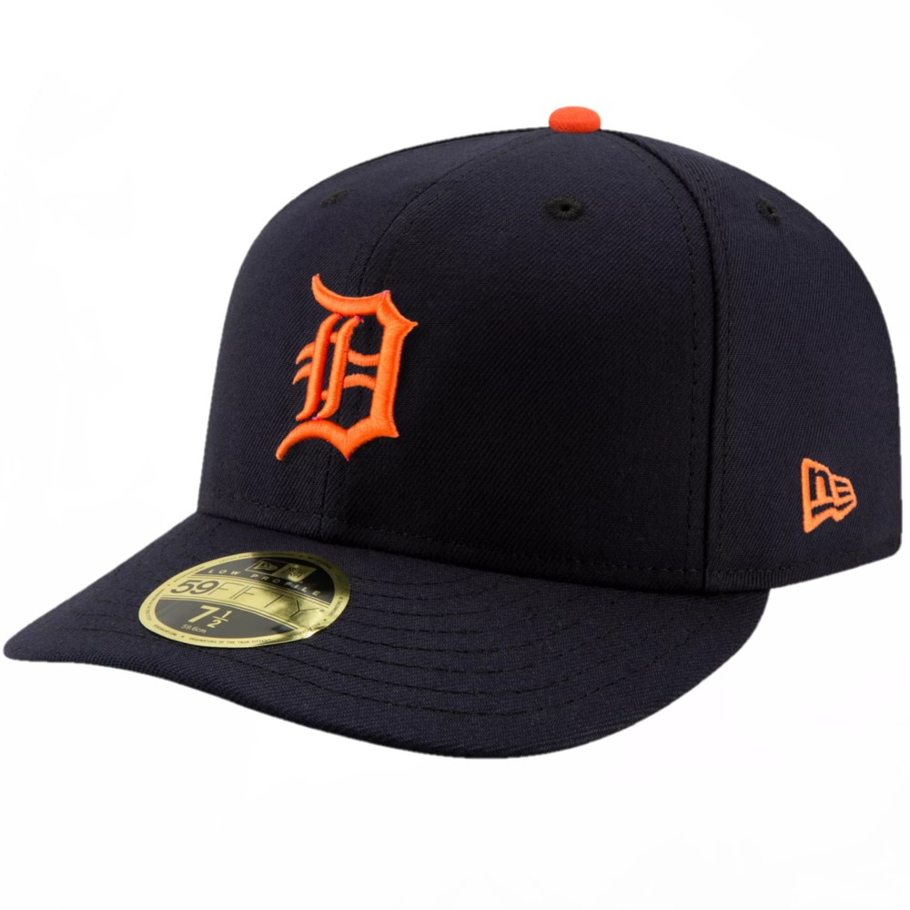 Detroit Tigers New Era Road Authentic Collection On-Field Logo Low Profile 59FIFTY Fitted Hat - Navy
