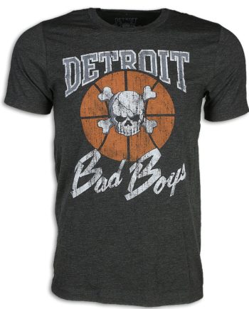 Detroit Bad Boys Authentic Men's Slim-Fit Distressed T-Shirt