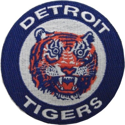 Detroit Tigers Letter Logo Patch - White