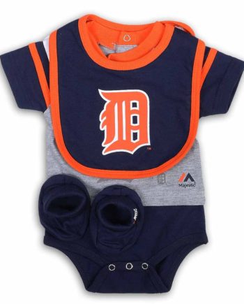 Outerstuff MLB Detroit Tigers Baby Boys Newborns and Infants Peanuts Love Baseball Creeper, Orange