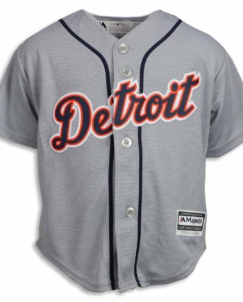 Majestic Athletic Detroit Tigers Girl's Pink English D T-Shirt by Vintage Detroit Collection