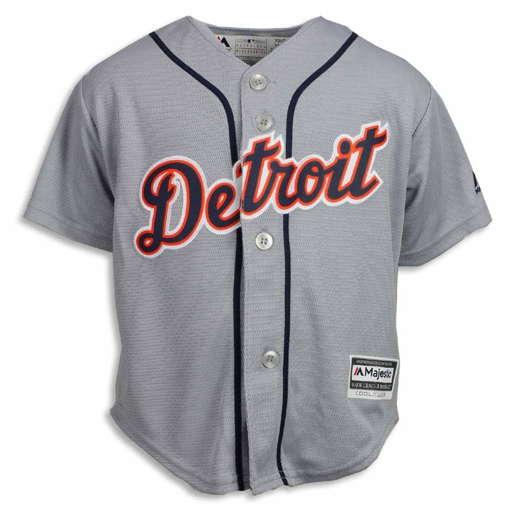 Detroit Tigers Youth Cool Base Road Jersey