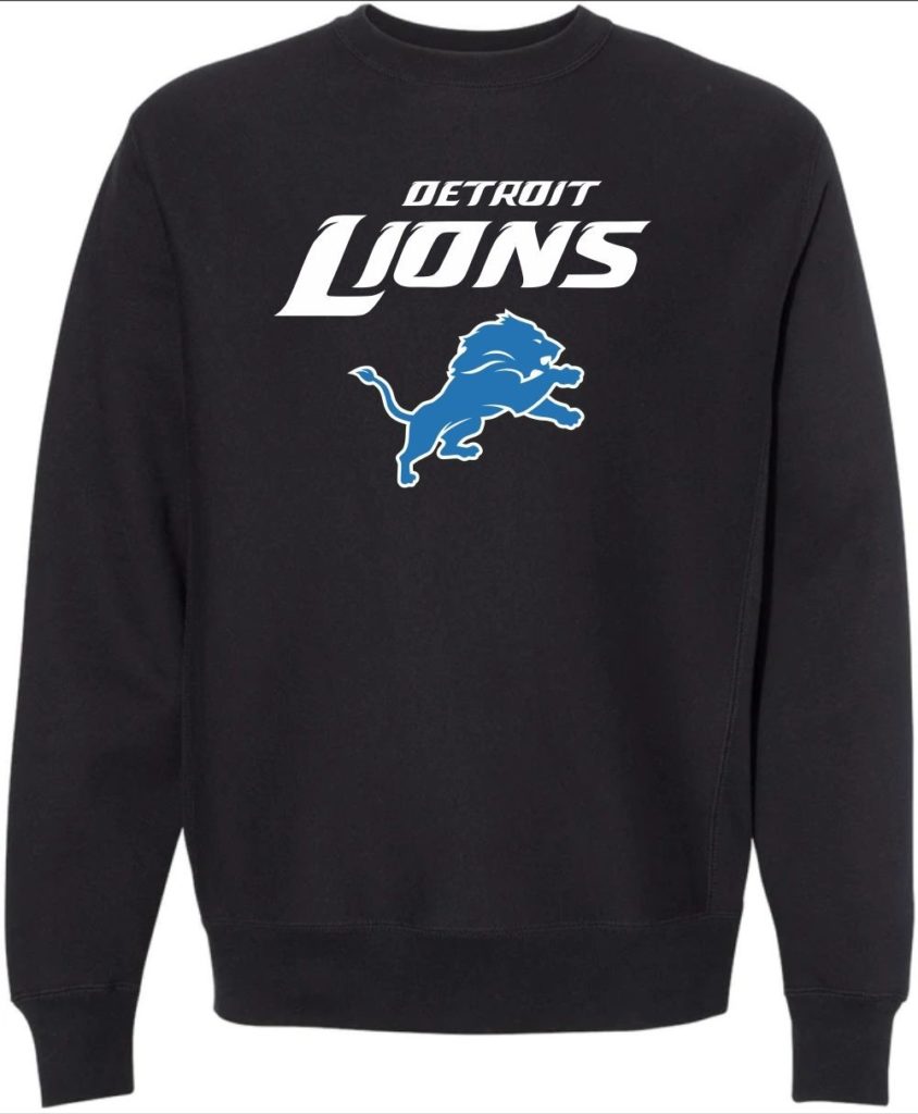 detroit lions sweatshirt mens