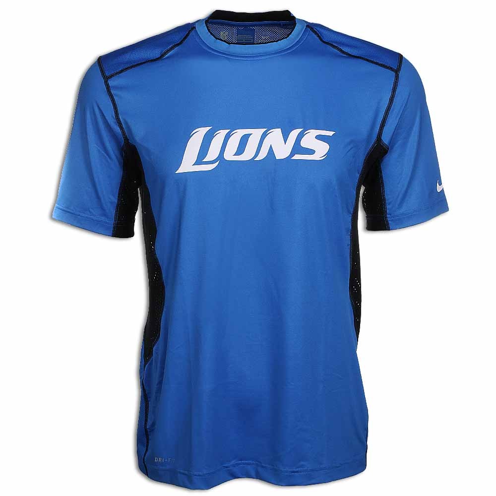 Detroit Lions Dri-Fit Hypercool Speed Top by Nike-Small
