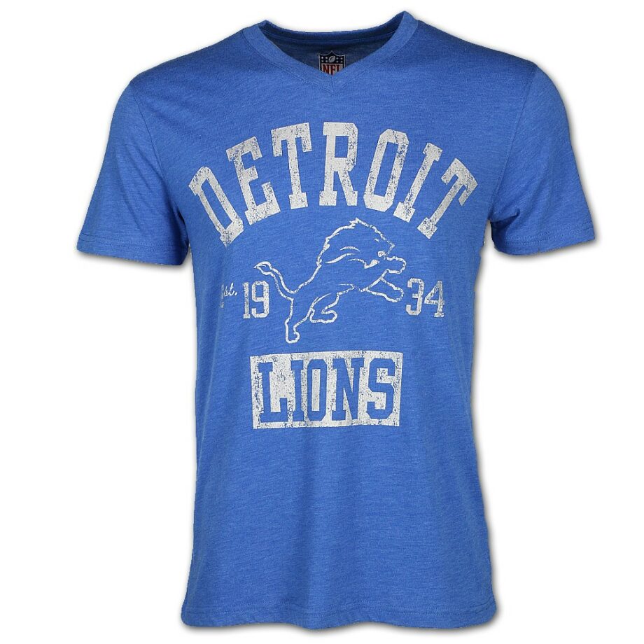 Detroit Lions Men's Formation Tri-Blend T-Shirt - Vintage Detroit ...