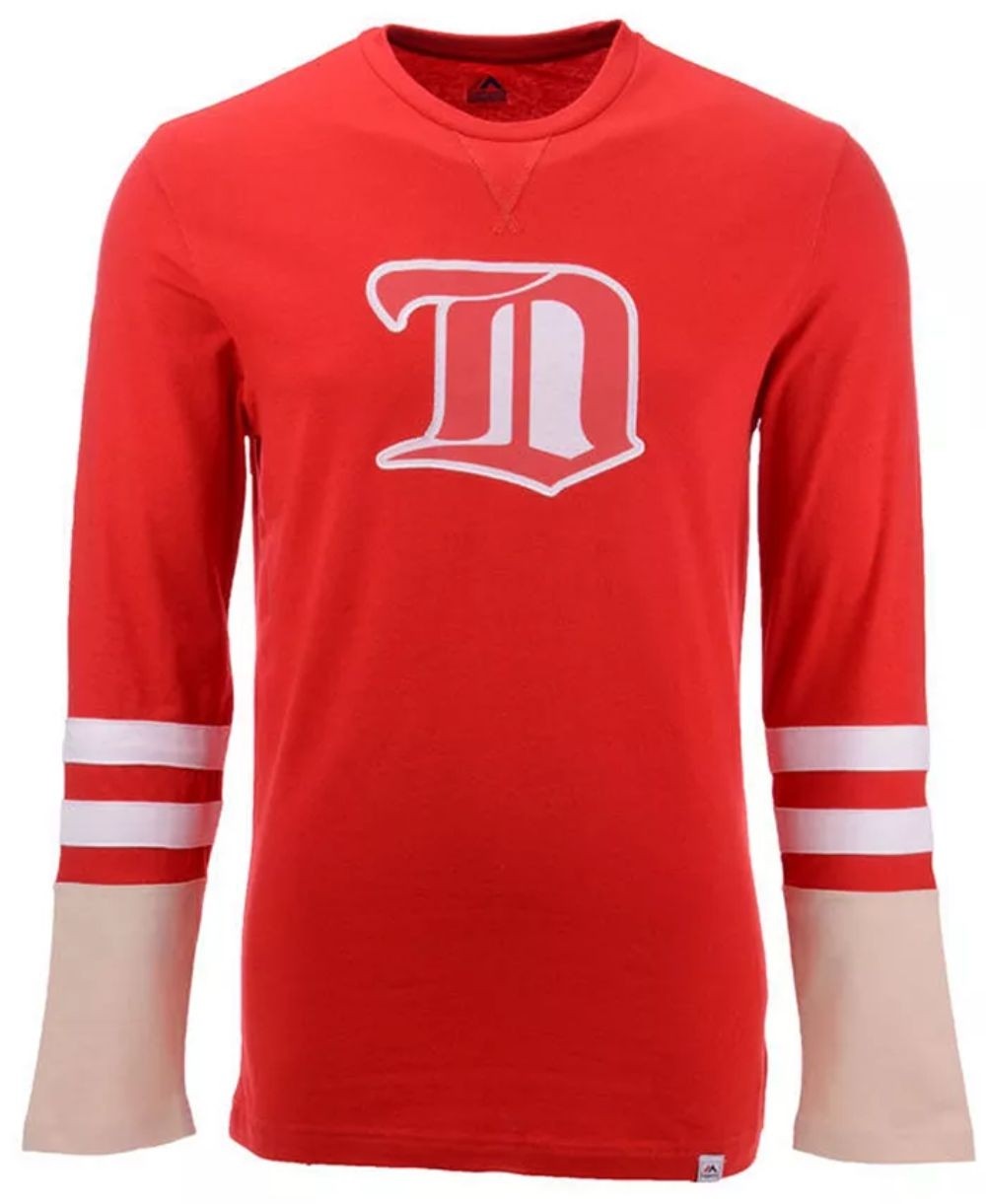 Detroit Red Wings Long Sleeve T-Shirt - Vintage Detroit Collection