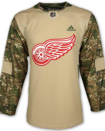 Detroit Red Wings Camo Practice Jersey - Vintage Detroit Collection