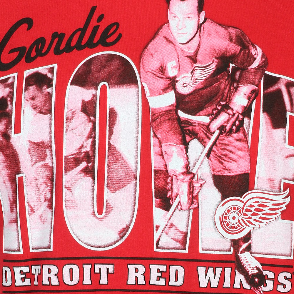 Gordie Howe Detroit Red Wings Mitchell & Ness Throwback T-Shirt - Red