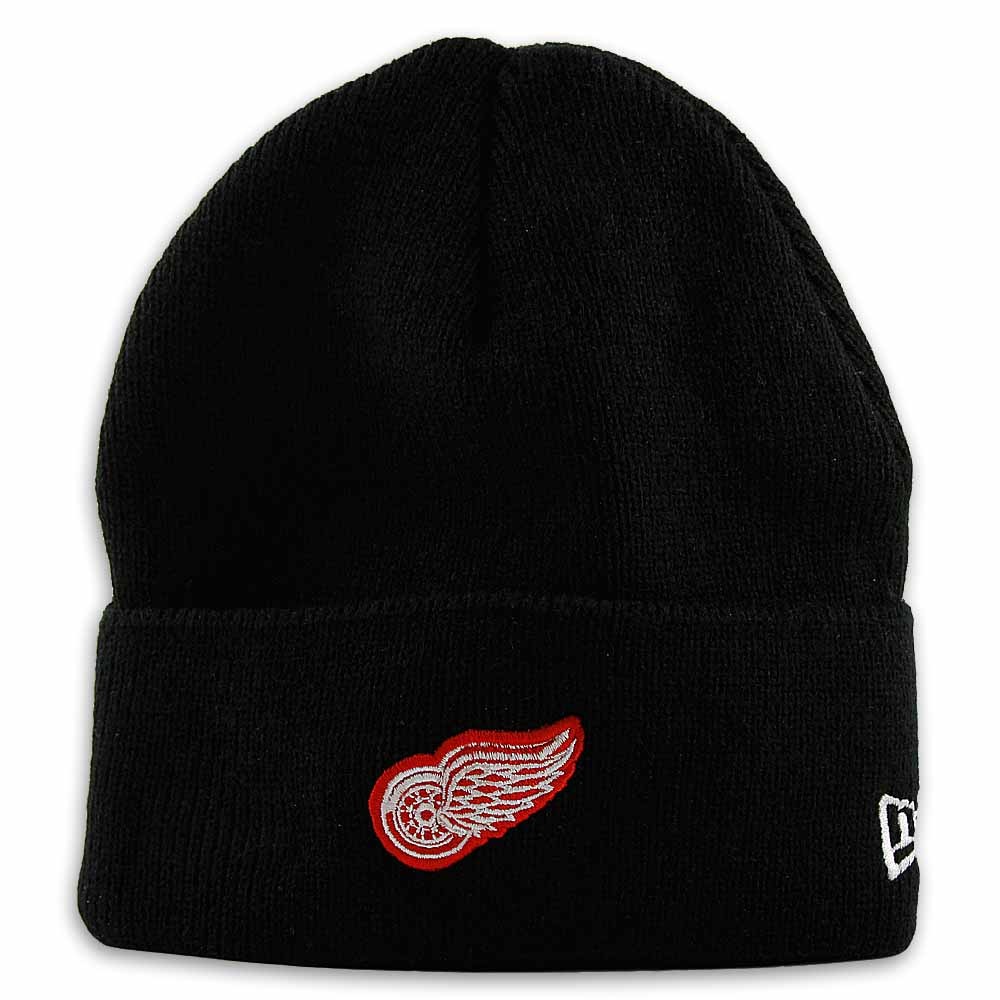 Detroit Red Wings Knit Hat Cuffed Logo Block 11813