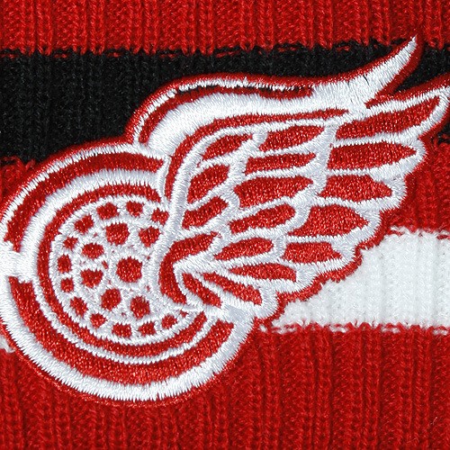 Detroit Red Wings White Knit Hat - Vintage Detroit Collection