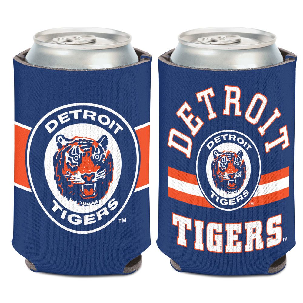Detroit Tigers COOP 2-Sided Can Cooler Vintage Detroit Collection