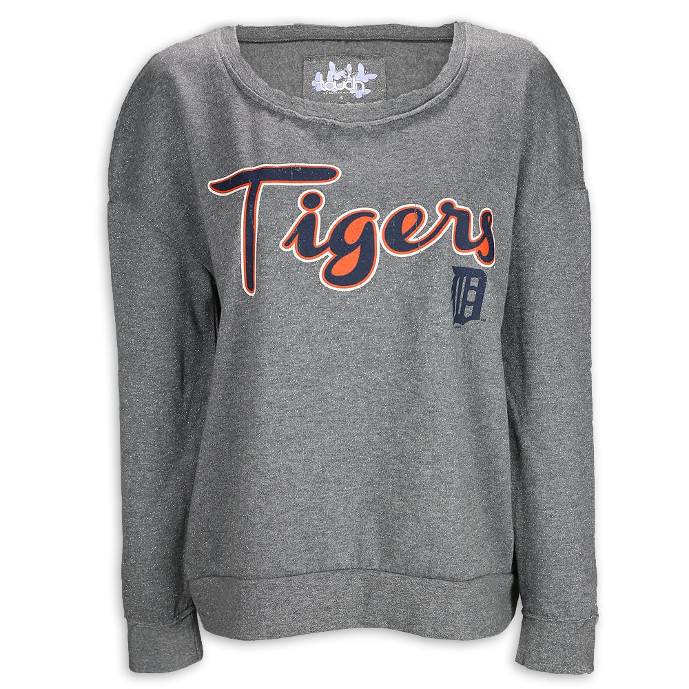 Detroit Tigers Women's Embrace Sweatshirt - Vintage Detroit Collection