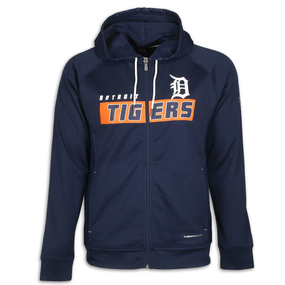 Detroit Tigers Men's Athletic Full-Zip Jacket - Vintage Detroit Collection