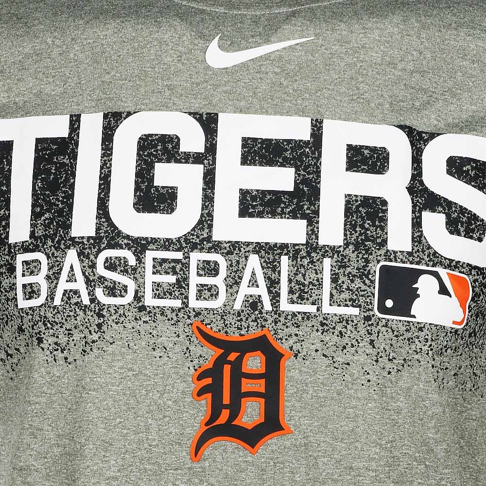 Detroit Tigers Nike Authentic Collection Velocity Practice Performance  T-Shirt - Anthracite