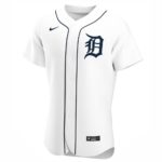 Detroit Tigers Men's Nike Home Custom Replica Jersey - Detroit City Sports