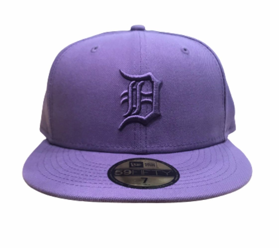 New Era Los Angeles Lakers Team Color 59Fifty Fitted Cap Hat Purple  Men's Sz 7
