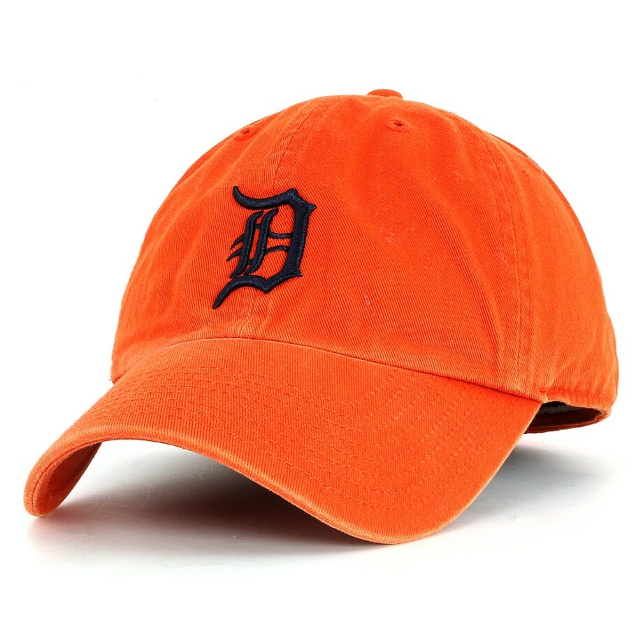 Detroit Tigers Washed Orange Men's Fitted Cap