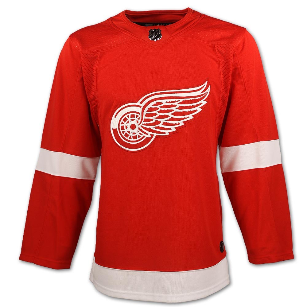 Detroit Red Wings Adidas Road Climalite Authentic Jersey by Vintage Detroit Collection