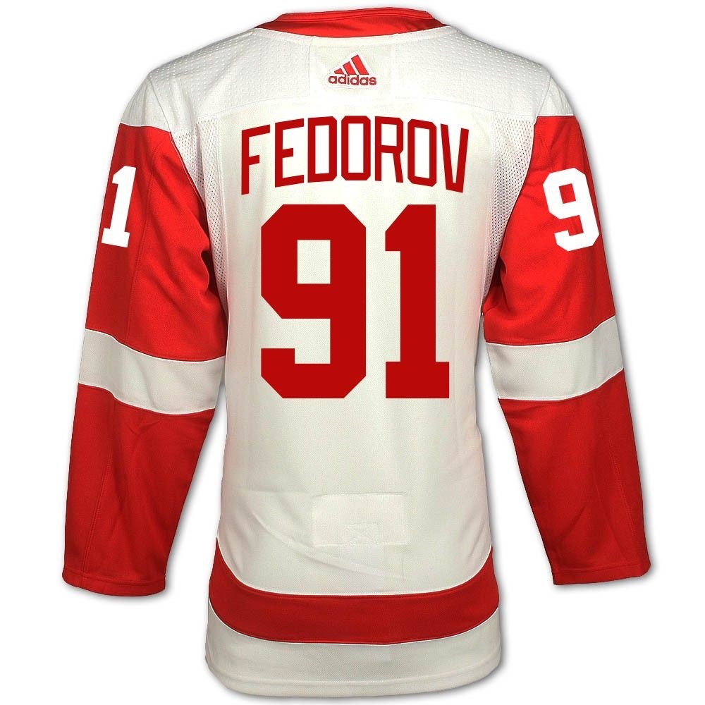 The Sergei Fedorov Caps/Red Wings Jersey Foul