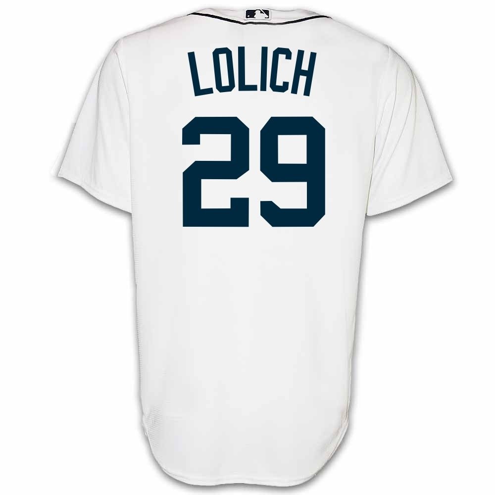 Mickey Lolich #29 Detroit Tigers Men's Nike Home Replica Jersey by Vintage Detroit Collection
