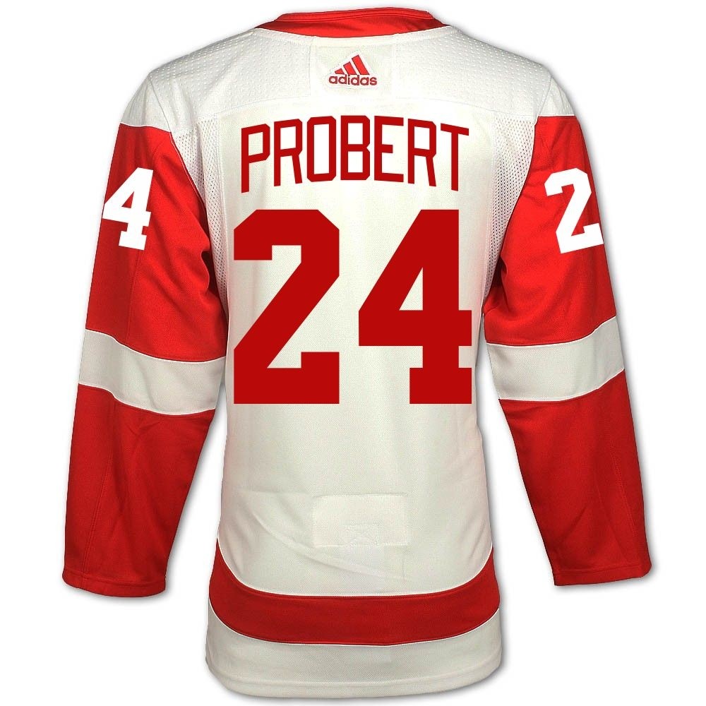 Bob Probert #24 Detroit Red Wings Adidas Home Primegreen Authentic