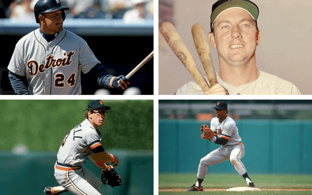 Ac Miguel Cabrera, Al Kaline, Alan Trammell, and Lou Whitaker